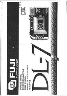 Fujifilm DL 7 manual. Camera Instructions.